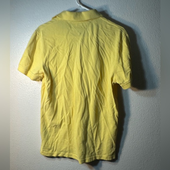 Pastel yellow Tommy hilfigher men polo shirt size medium - Picture 5 of 13